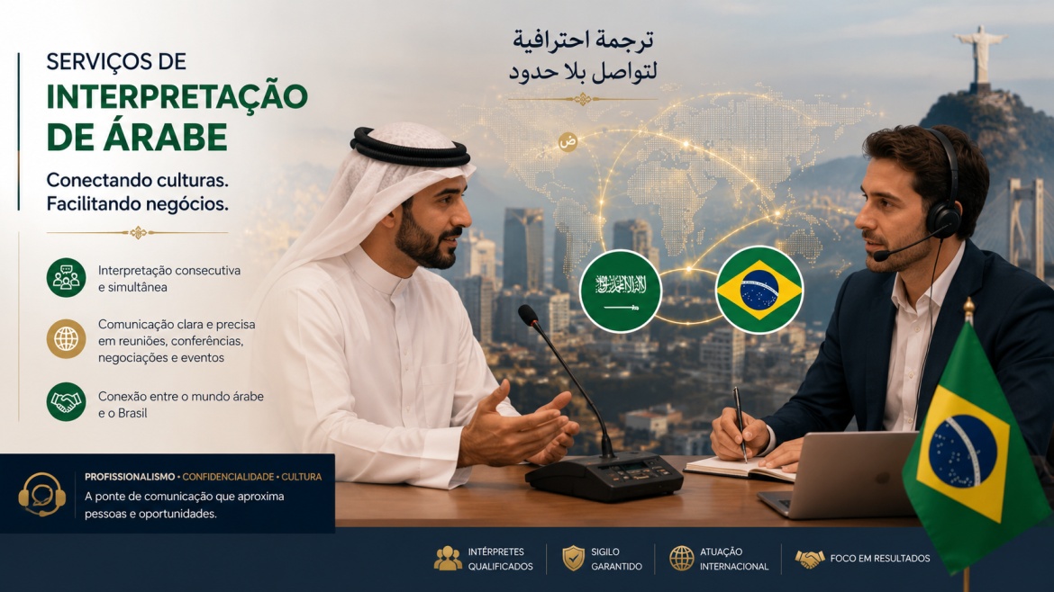 Intérprete de árabe no Brasil