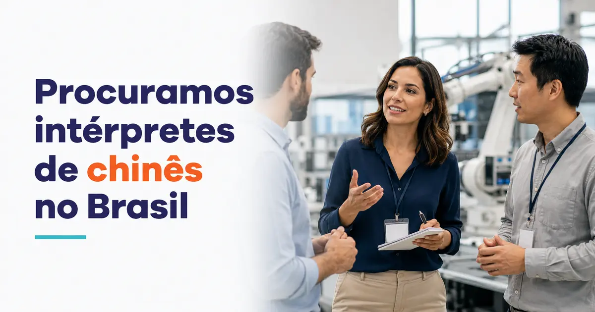 Talk and Chalk procura intérpretes de chinês no Brasil para projetos profissionais